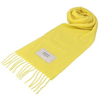 メゾンキツネ(MAISON KITSUNE')のメゾン キツネ MAISON KITSUNE ストール メンズ BABY ALPACA PLAIN SCARF マフラー  LW06206WA0022 0012 P725(マフラー)