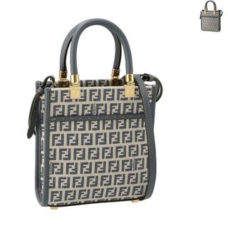 フェンディ(FENDI)のフェンディ FENDI トートバッグ スモール サンシャイン ショッパー FFロゴ ファブリック ミニバッグ 2024年春夏新作 8BS092 ARBN(ハンドバッグ)