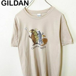 GILDAN ギルダン　プリント　Tシャツ　半袖　古着　アメカジ　ストリート(Tシャツ/カットソー(半袖/袖なし))