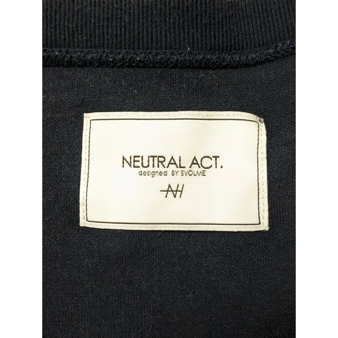 NEUTRAL ACT 刺繍 ジップ スウェット Lサイズ メンズのトップス(スウェット)の商品写真