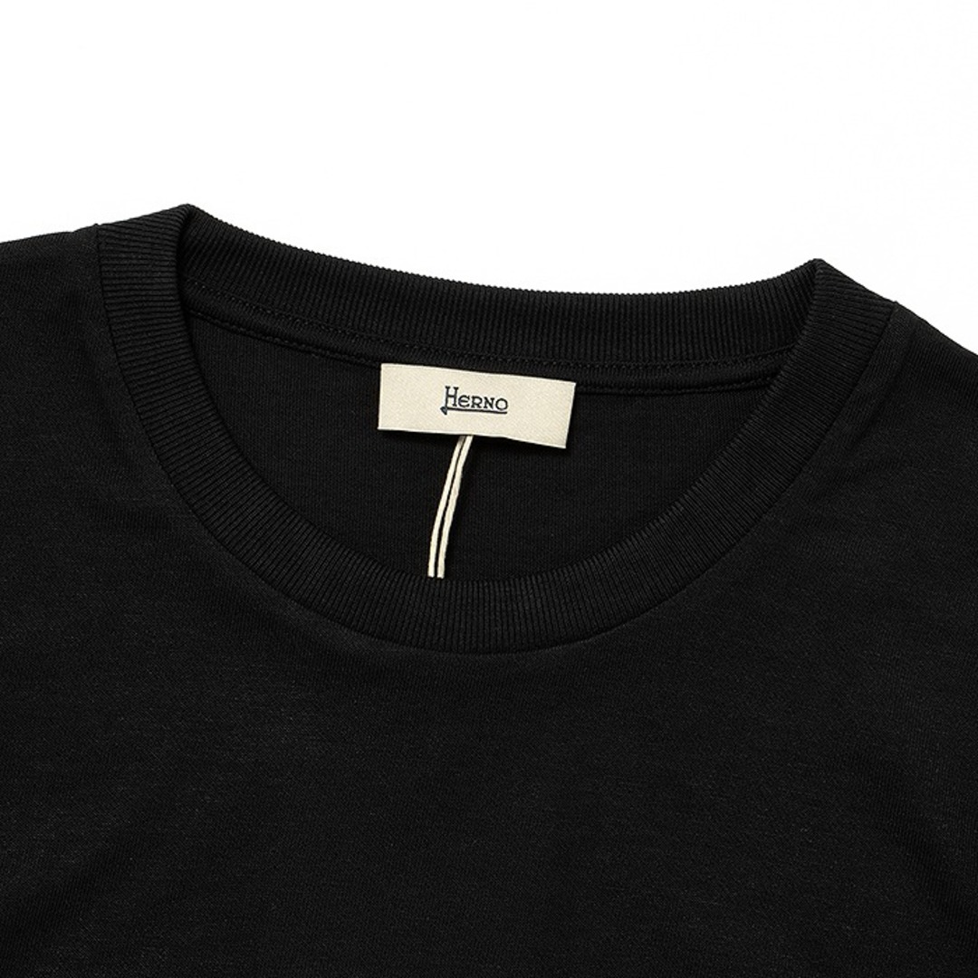 HERNO - ヘルノ HERNO 半袖ニット Tシャツ GLAM KNIT EFFECT HERNO - ヘルノ HERNO 半袖ニット Tシャツ GLAM KNIT EFFECT