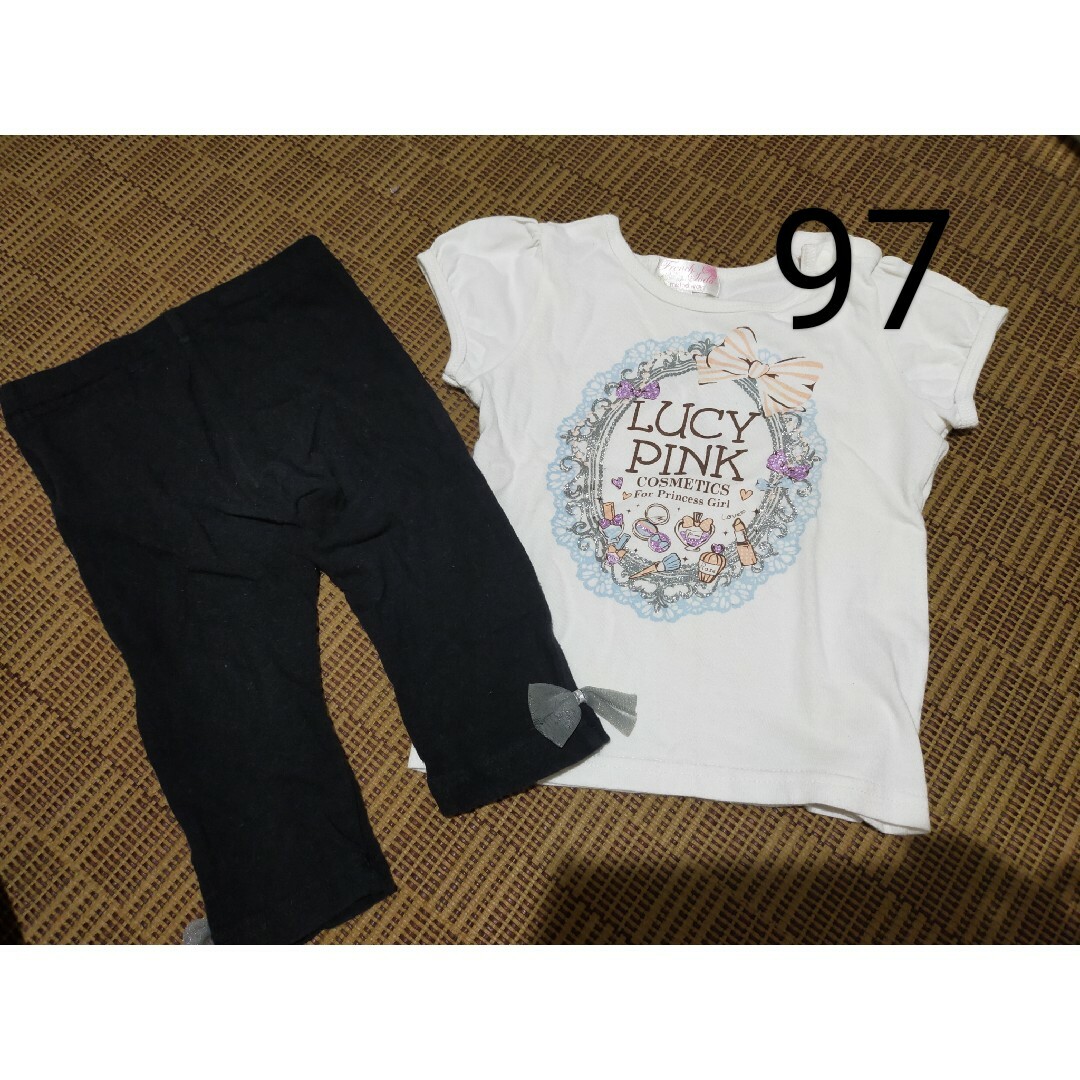 マザウェイズ　Tシャツ　スパッツ　97　夏　春 キッズ/ベビー/マタニティのキッズ服女の子用(90cm~)(Tシャツ/カットソー)の商品写真