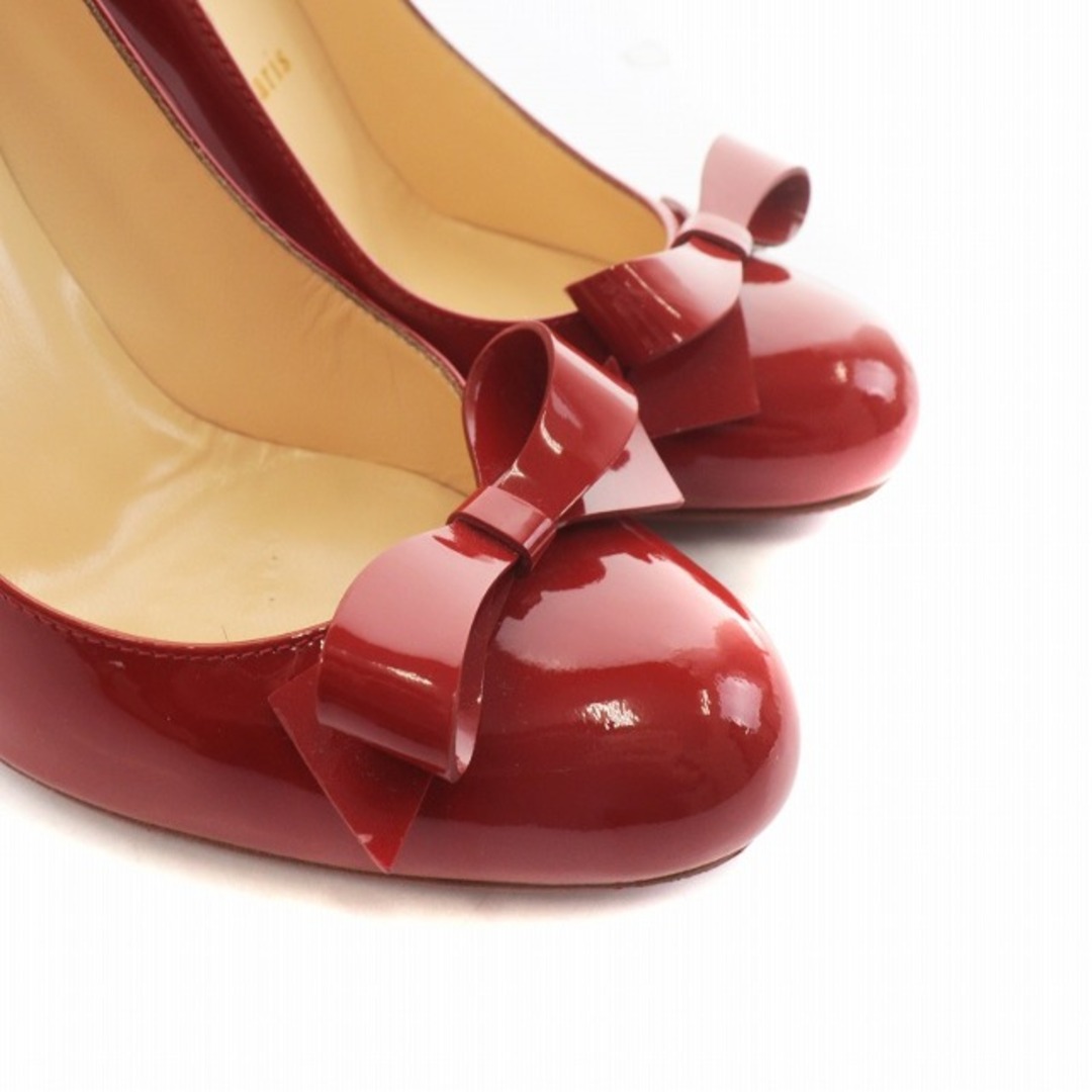 Christian Louboutin(クリスチャンルブタン)のクリスチャンルブタン SIMPLENODO 100 PATENT パンプス 赤 レディースの靴/シューズ(ハイヒール/パンプス)の商品写真
