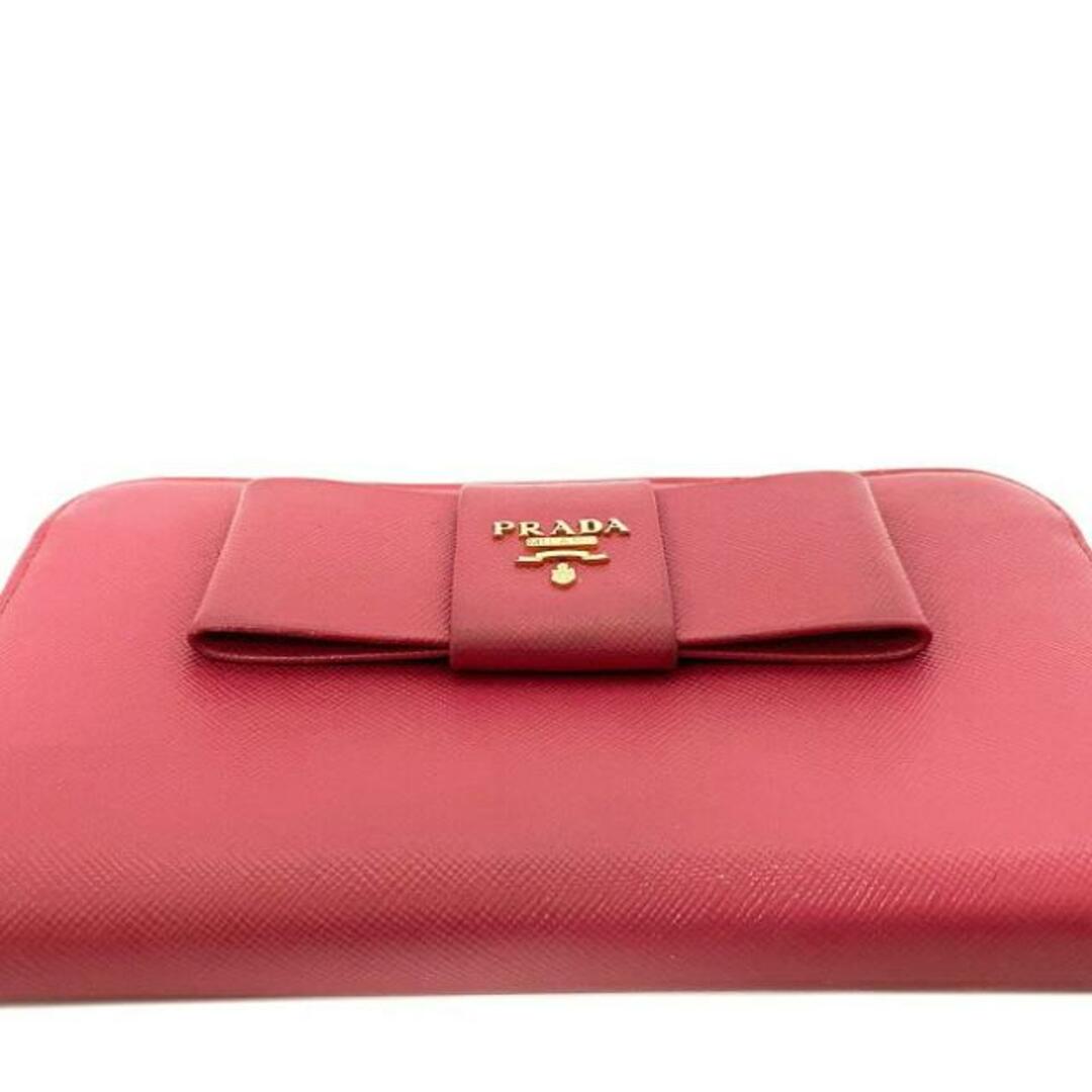 プラダ ラウンドファスナー 長財布 ピンク 1M0506 財布 レザー プラダ ラウンドファスナー 長財布 ピンク 1M0506 財布 レザー