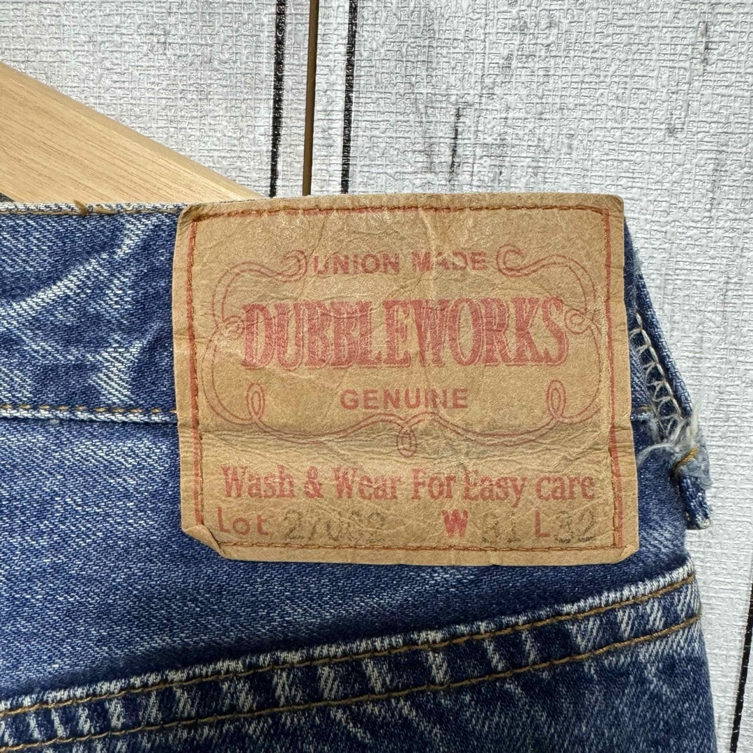 WAREHOUSE(ウエアハウス)のDUBBLE WORKS LOT27002 セルビッチデニム！日本製！即戦力！ メンズのパンツ(デニム/ジーンズ)の商品写真