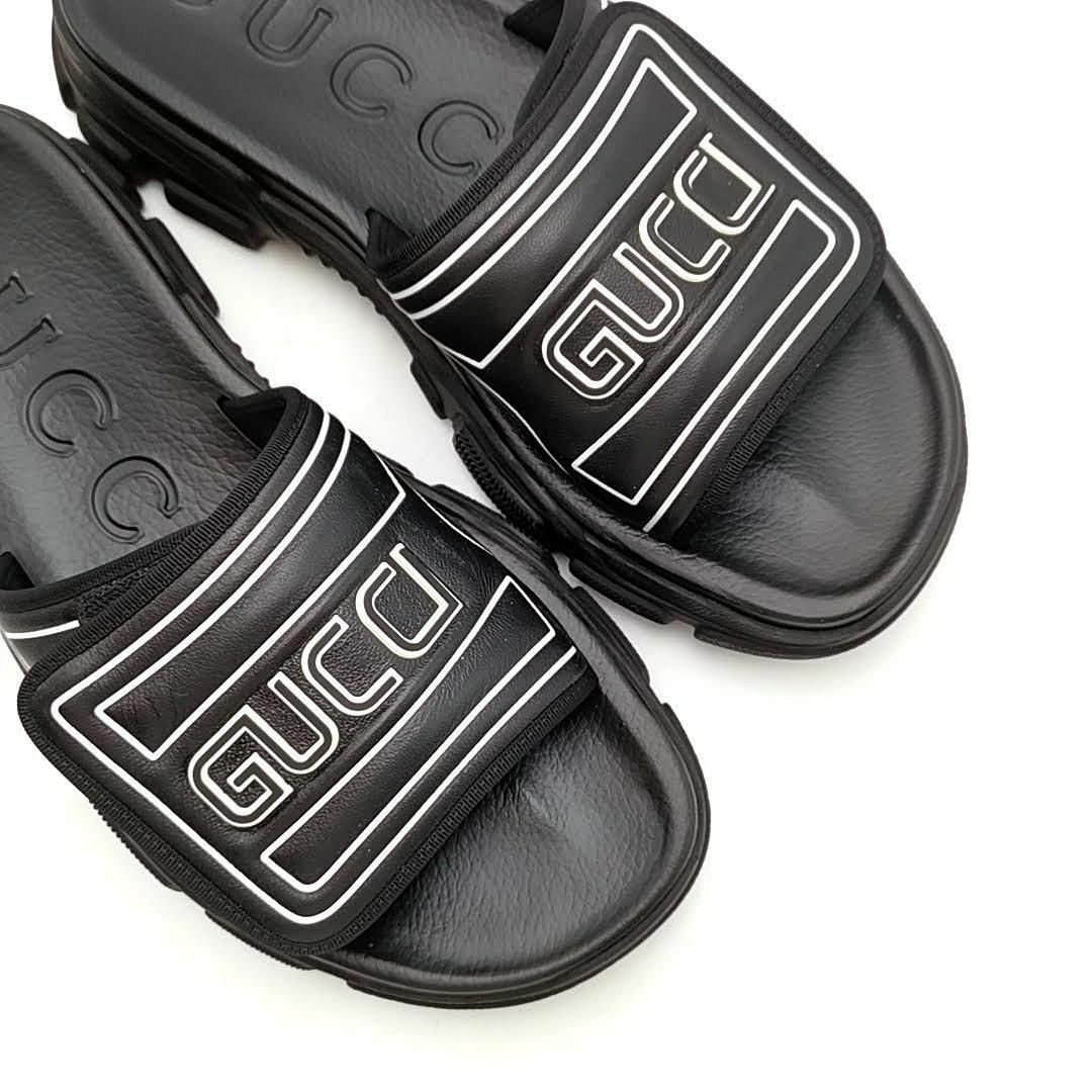Gucci(グッチ)の美品 グッチ GUCCI スライドサンダル ベルクロ 03-24032908 メンズの靴/シューズ(サンダル)の商品写真