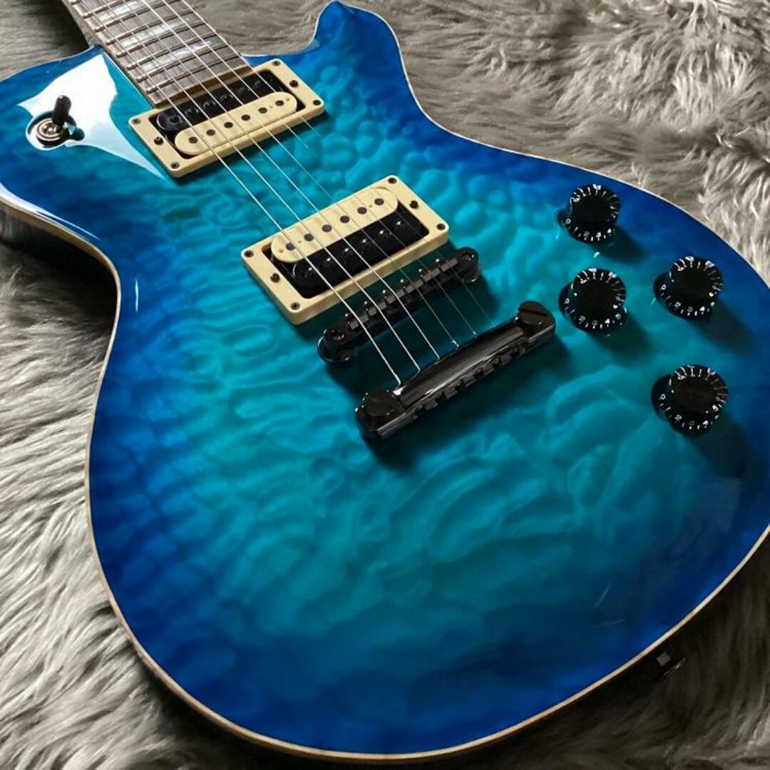 FUJIGEN(FGN)（フジゲン）/Expert FL/QM Marine Blue Burst カスタムオーダー品 【中古】【USED】エレクトリックギターレスポールタイプ【イオンモール高崎店】 楽器のギター(エレキギター)の商品写真