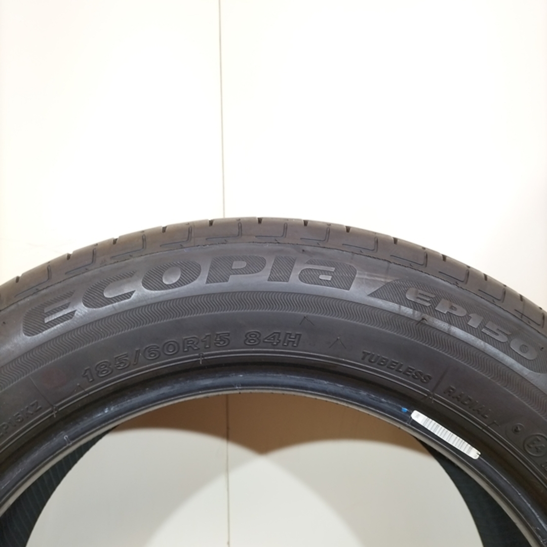 送料無料 BRIDGESTONE ブリヂストン 185/60R15 84H Ecopia EP150 夏タイヤ サマータイヤ 2本セット [ A3551 ] 【中古タイヤ】 自動車/バイクの自動車(タイヤ・ホイールセット)の商品写真