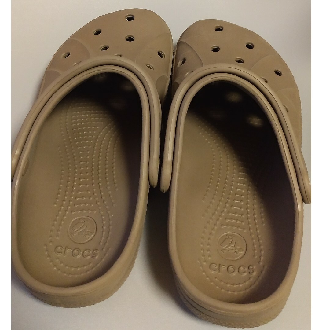 crocs(クロックス)のcrocs クロックス 茶系 M7 W9 中古美品 メンズの靴/シューズ(サンダル)の商品写真