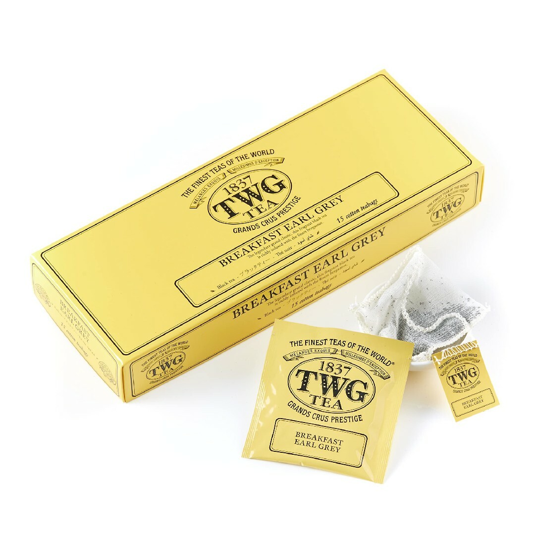 TWG Tea ブレックファスト アールグレイコットンティーバッグ 食品/飲料/酒の飲料(茶)の商品写真