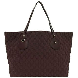 グッチ(Gucci)のグッチ トートバッグ ジョリー ラージ トート ワインレッド GG ネオプレン 211975 502752 軽量 ナイロン キャンバス 中古 GUCCI 肩掛け 定番 人気 レディース バッグ 女性 ハンドバッグ 鞄 ロゴ 総柄 A4(ハンドバッグ)