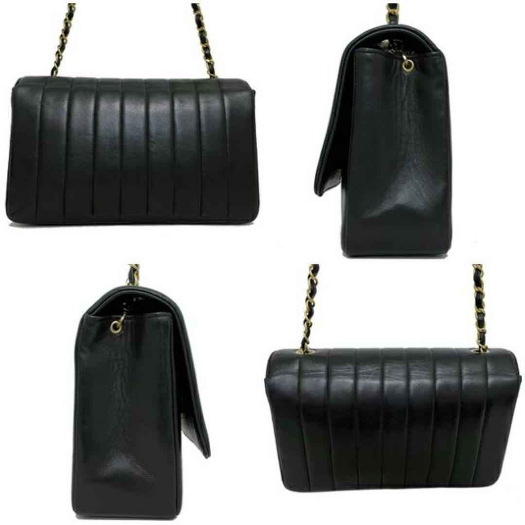CHANEL - シャネル チェーン ショルダーバッグ ブラック CHANEL - シャネル チェーン ショルダーバッグ ブラック