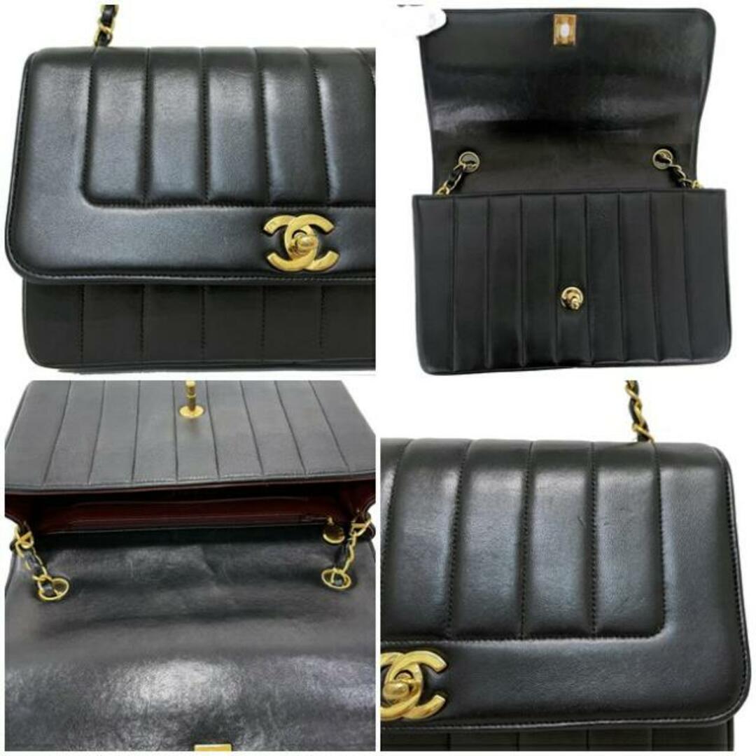 CHANEL - シャネル チェーン ショルダーバッグ ブラック CHANEL - シャネル チェーン ショルダーバッグ ブラック