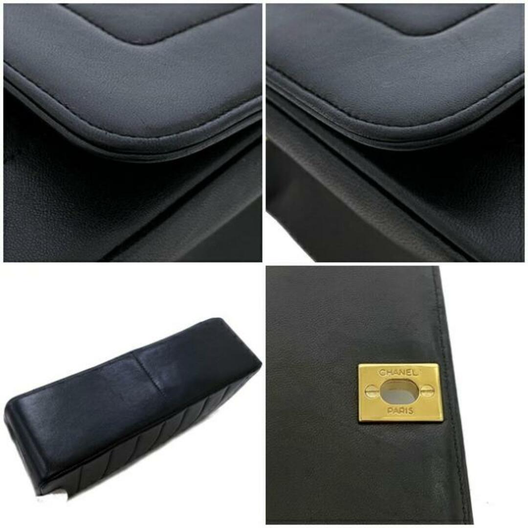 CHANEL - シャネル チェーン ショルダーバッグ ブラック CHANEL - シャネル チェーン ショルダーバッグ ブラック