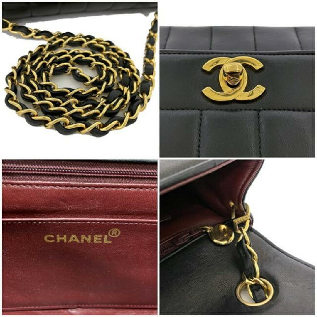 CHANEL - シャネル チェーン ショルダーバッグ ブラック CHANEL - シャネル チェーン ショルダーバッグ ブラック