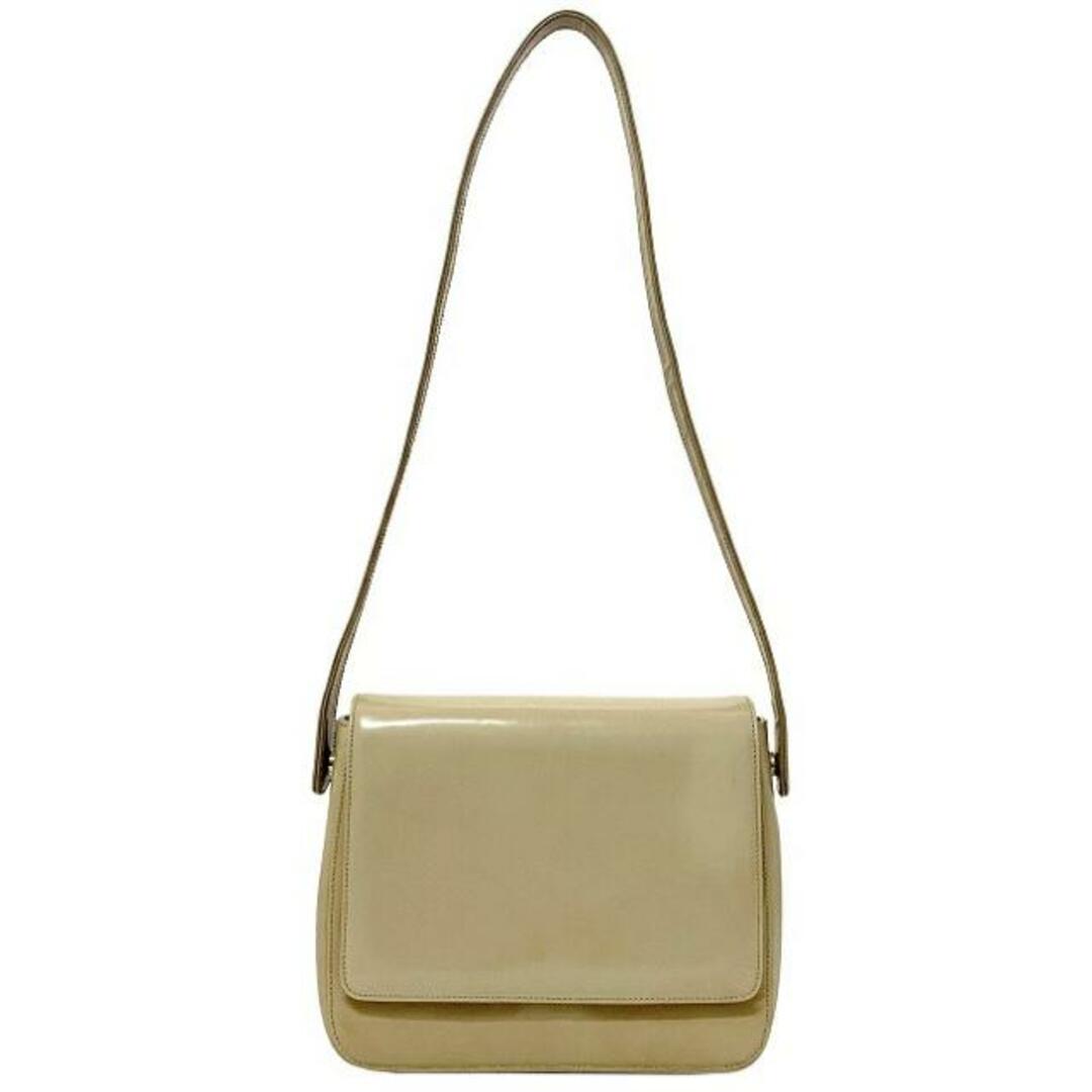 PRADA - プラダ ショルダーバッグ ベージュ 美品 レザー 中古 PRADA - プラダ ショルダーバッグ ベージュ 美品 レザー 中古