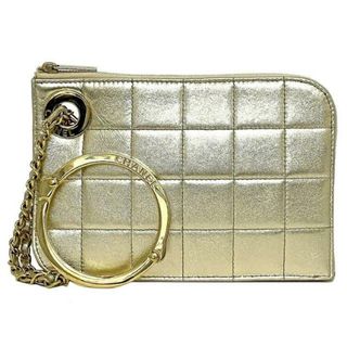 シャネル(CHANEL)のシャネル クラッチバッグ ゴールド チョコバー 美品 レザー ラムスキン 中古 7番台 CHANEL ハンドバッグ ミニバッグ チェーン ヴィンテージ レア キルティング リング 人気 レディース レザーバッグ 女性 鞄 クラッチ 本革(ハンドバッグ)