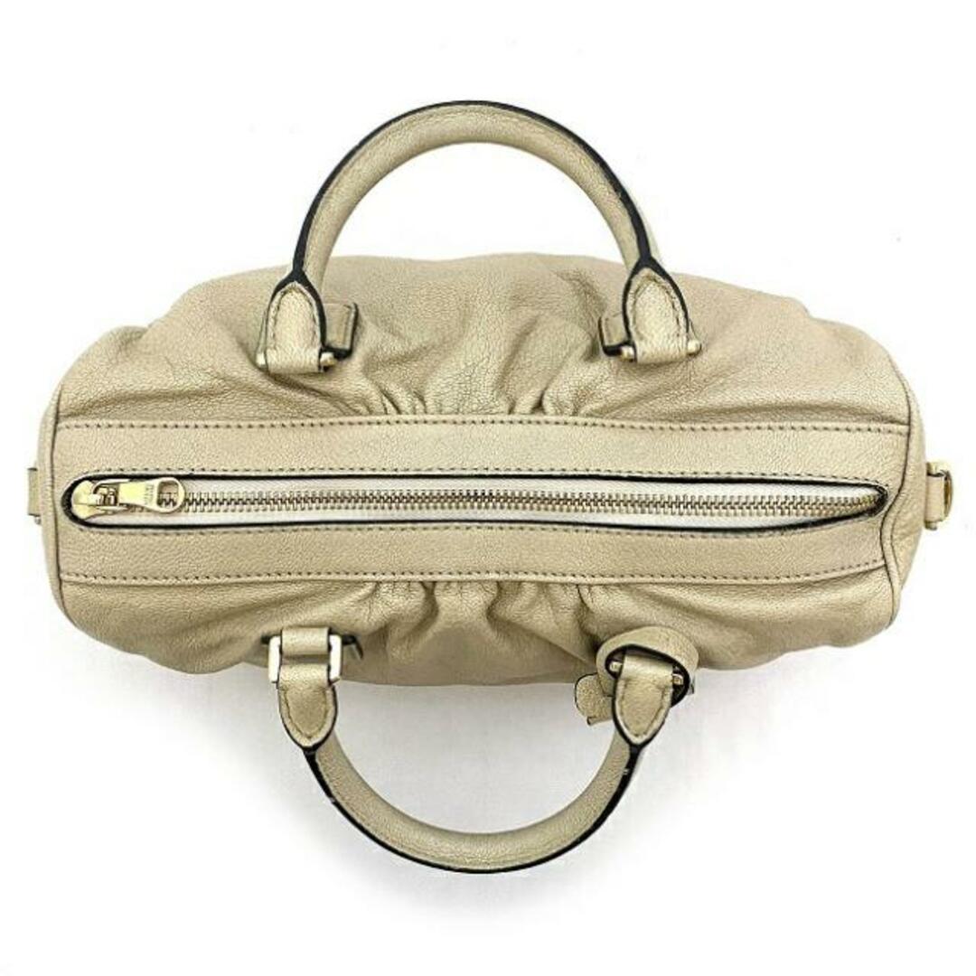LOEWE - ロエベ 2way バッグ ゴールド ラメ アナグラム 美品 LOEWE - ロエベ 2way バッグ ゴールド ラメ アナグラム 美品