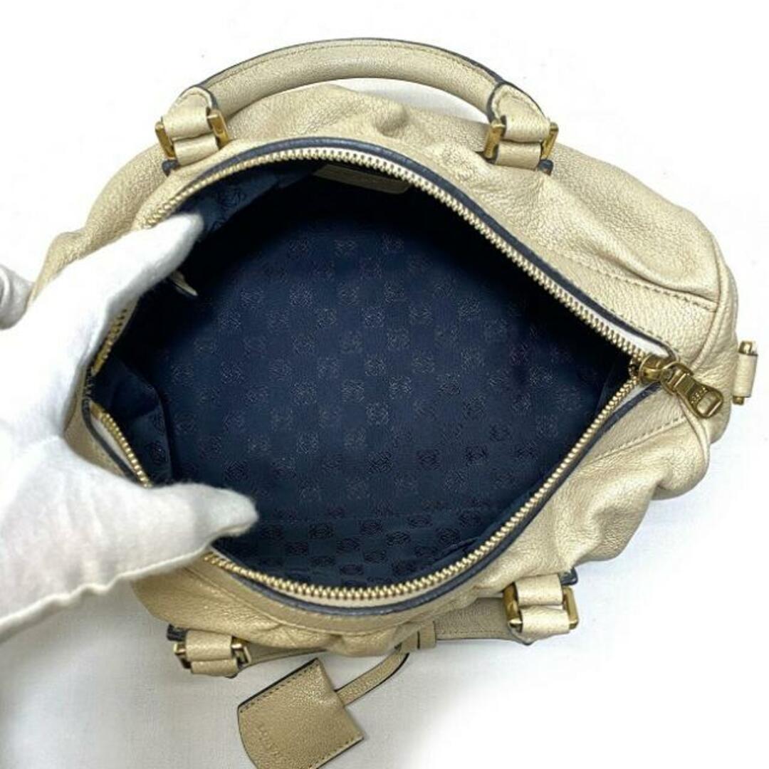 LOEWE - ロエベ 2way バッグ ゴールド ラメ アナグラム 美品 LOEWE - ロエベ 2way バッグ ゴールド ラメ アナグラム 美品