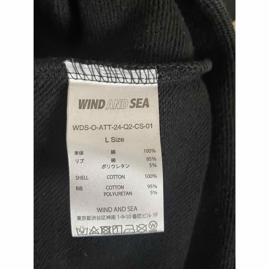 WIND AND SEA(ウィンダンシー)の【WIND AND SEA】新品　トレーナー★L メンズのトップス(スウェット)の商品写真