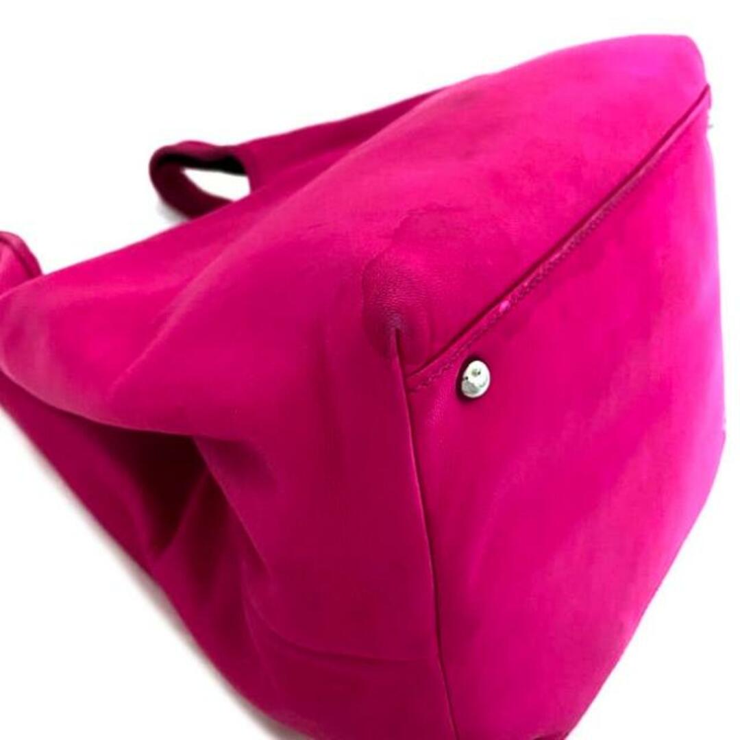 LOEWE - ロエベ ハンドバッグ カリエ ピンク シルバー ミニ LOEWE - ロエベ ハンドバッグ カリエ ピンク シルバー ミニ