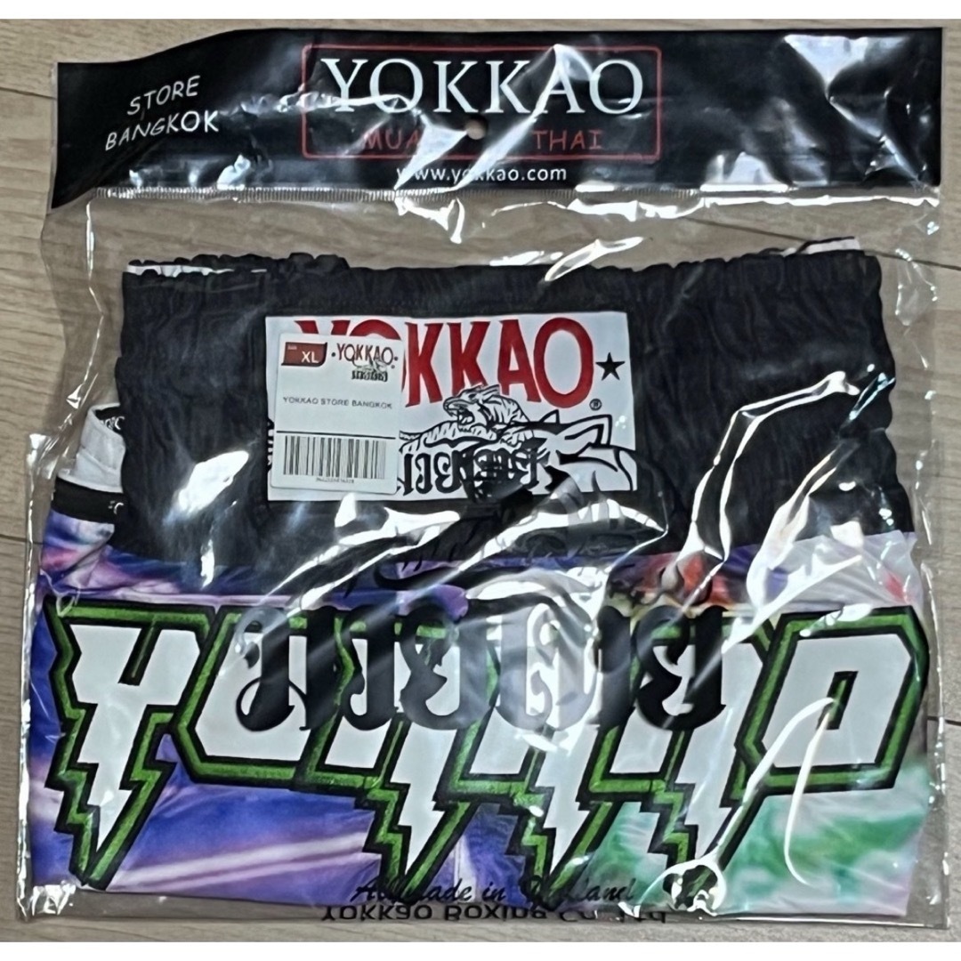 YOKKAO ムエタイパンツ「SHOW YOUR ID」 X Lサイズ スポーツ/アウトドアのスポーツ/アウトドア その他(格闘技/プロレス)の商品写真