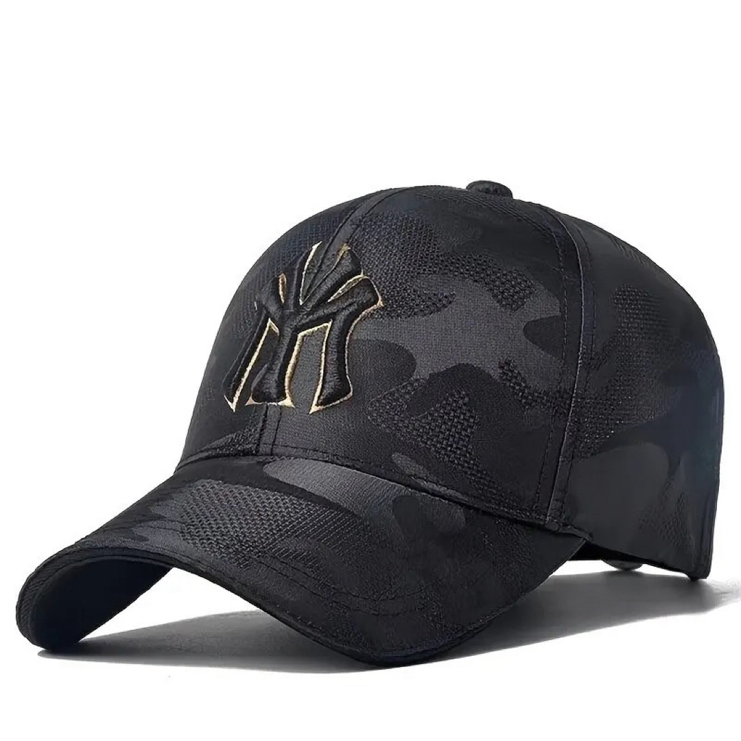 レア物新品 大谷翔平 ドジャース NYロゴブラックキャップ 帽子ベースボール男女 メンズの帽子(キャップ)の商品写真