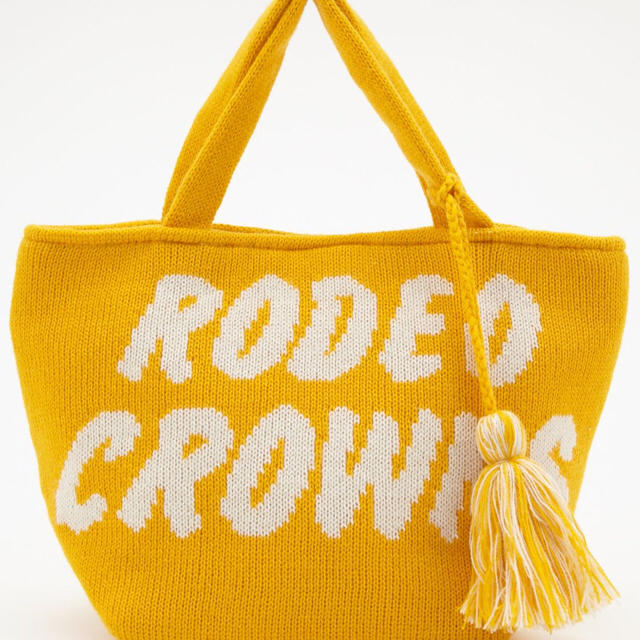 RODEO CROWNS(ロデオクラウンズ)のロデオ ロゴニットバッグ レディースのバッグ(トートバッグ)の商品写真