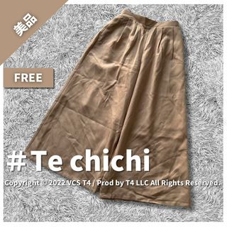 テチチ(Techichi)の【美品】テ チチ カジュアルパンツ FREE ピンク ウエストゴム ✓3006(カジュアルパンツ)