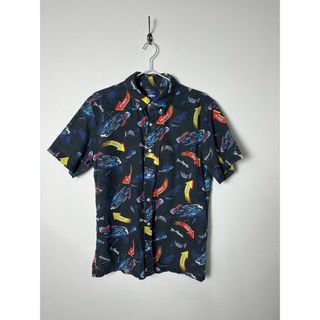 エクストララージ(XLARGE)のK655 XLARGE  柄シャツ shirt 麻(シャツ)