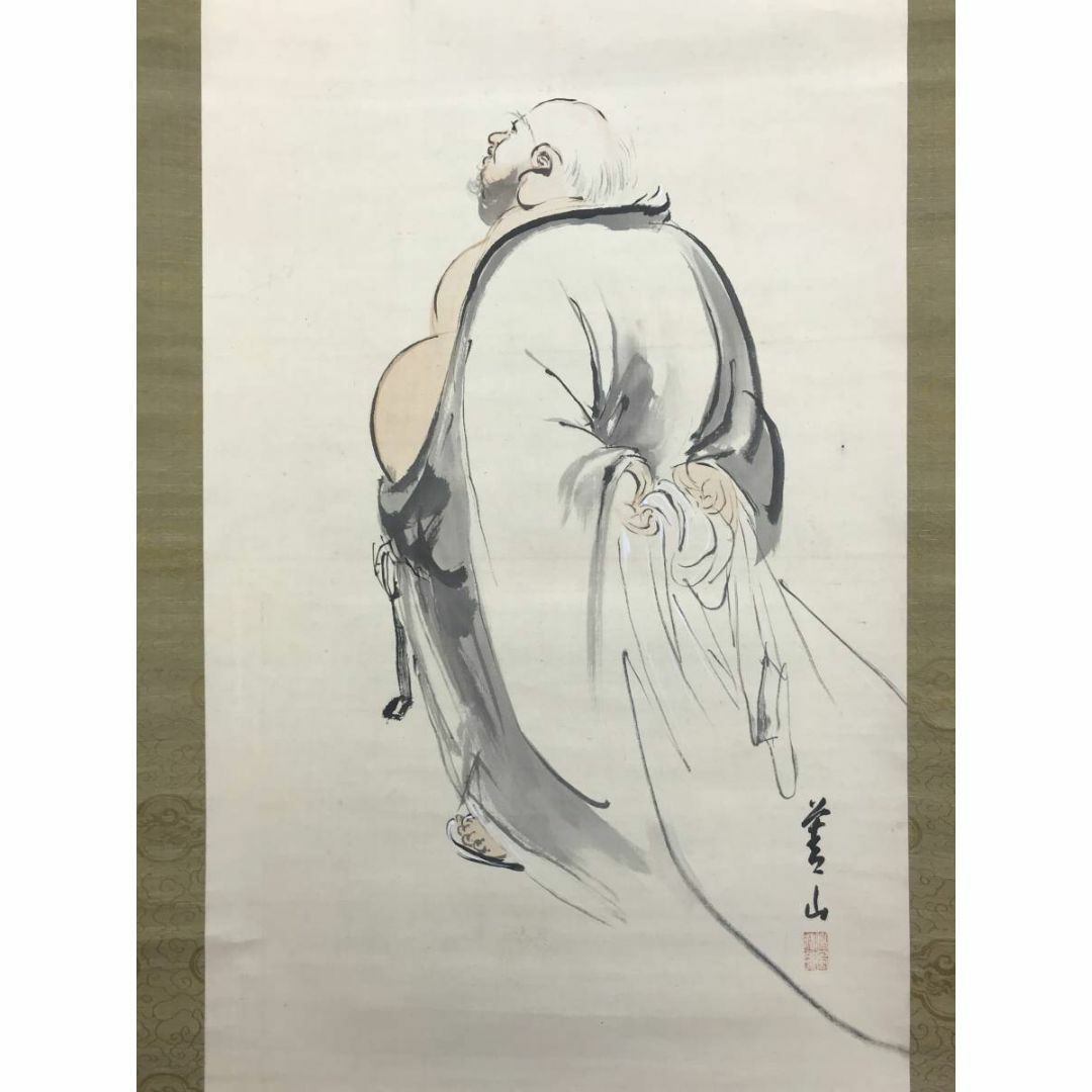 不詳/作者不詳/美人画賛/布袋屋掛軸HJ-782 人物図 不詳/作者不詳/美人画賛/布袋屋掛軸HJ-782 人物図