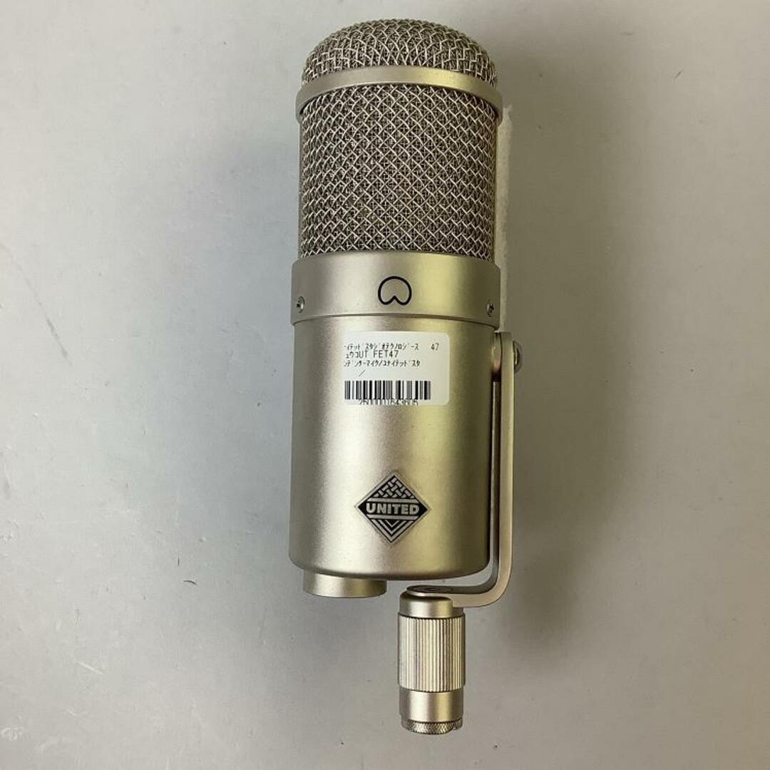 United Studio Technologies / UT FET47 【中古】【USED】コンデンサーマイク【成田ボンベルタ店】 楽器のレコーディング/PA機器(マイク)の商品写真