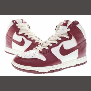 ナイキ(NIKE)のナイキ NIKE WMNS DUNK HIGH TEAM RED 24.5cm(スニーカー)