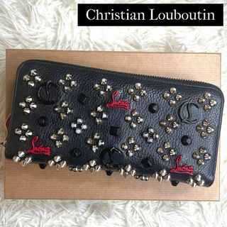 クリスチャンルブタン(Christian Louboutin)の⋟付属品完備⋞ / クリスチャンルブタン バイカラーパネトーネジッピーウォレット(長財布)