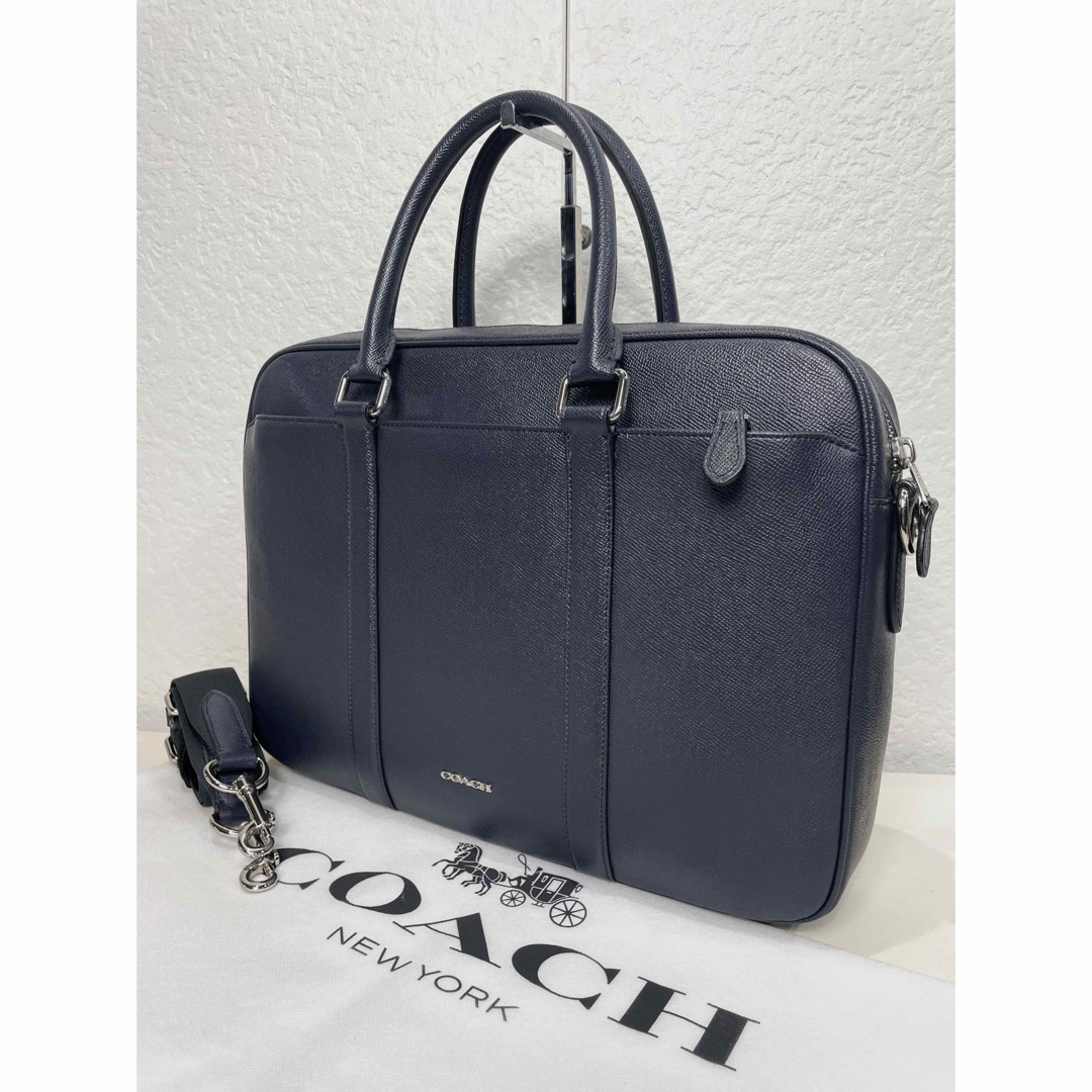 COACH(コーチ)の【美品】定価11万　コーチ　メンテ済み　ビジネス　バッグ　本革　レザー　267 メンズのバッグ(ビジネスバッグ)の商品写真