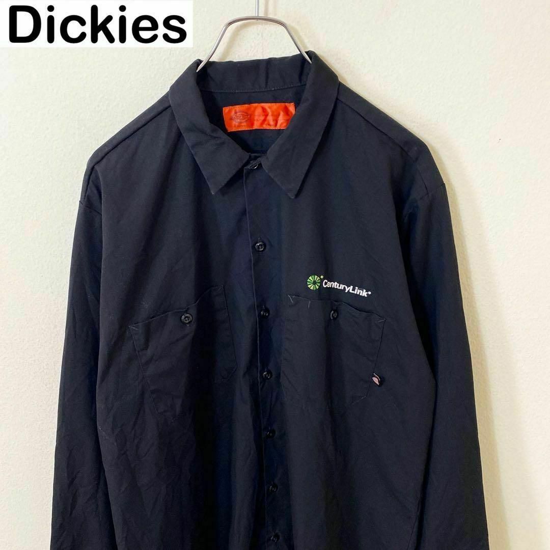 Dickies(ディッキーズ)のDickies ディッキーズ　刺繍　ワークシャツ　企業　古着　ストリート メンズのトップス(シャツ)の商品写真