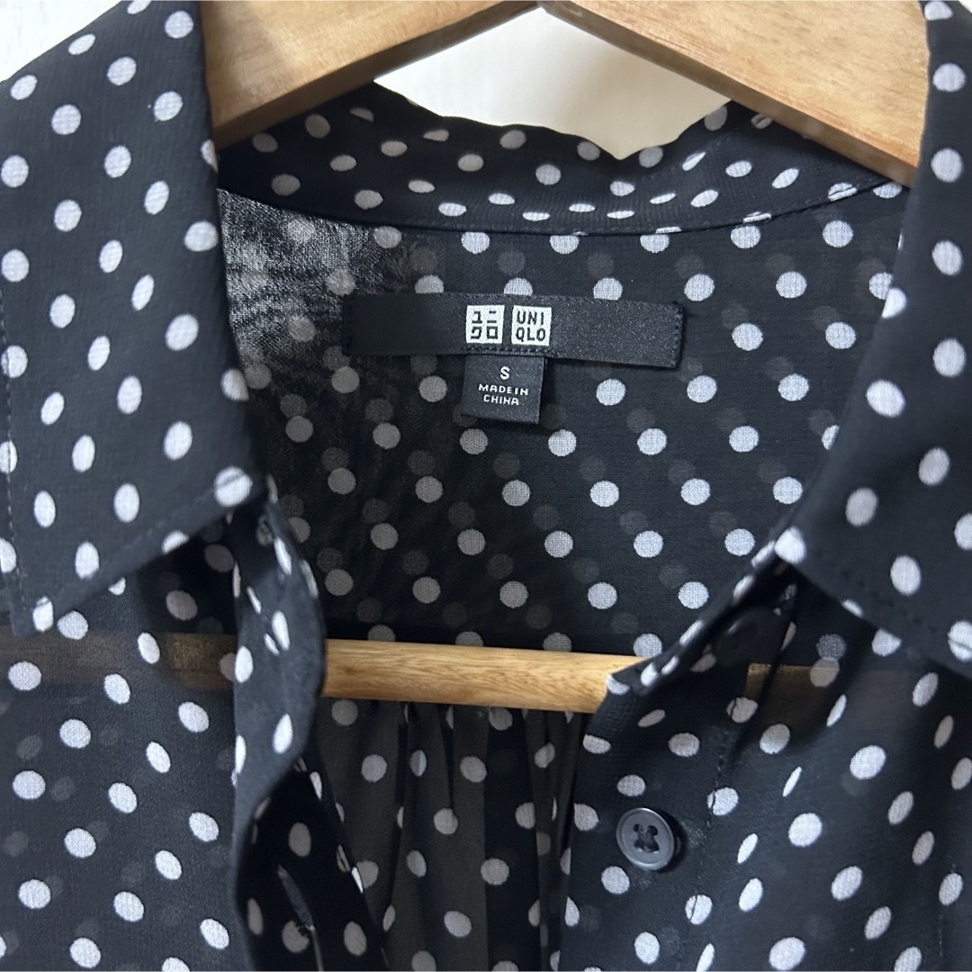 UNIQLO(ユニクロ)のユニクロブラウスS レディースのトップス(シャツ/ブラウス(長袖/七分))の商品写真