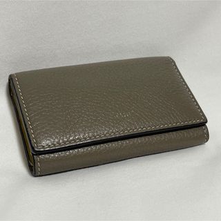 中古 CELINE(セリーヌ) キーケース 6連 旧ロゴ グレージュ スリ