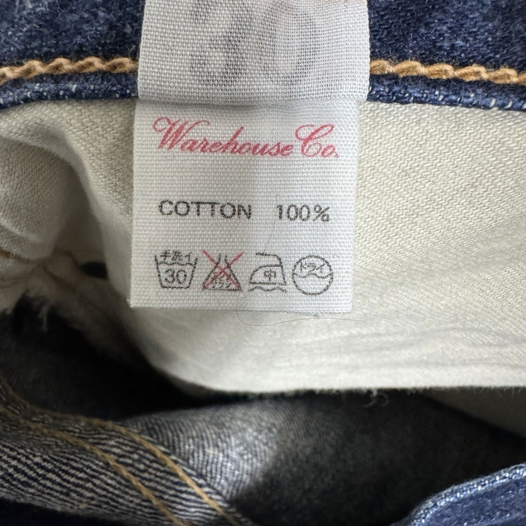 WAREHOUSE - WAREHOUSE×Heller's cafe デニムパンツ!日本製!の WAREHOUSE - WAREHOUSE×Heller's cafe デニムパンツ!日本製!の