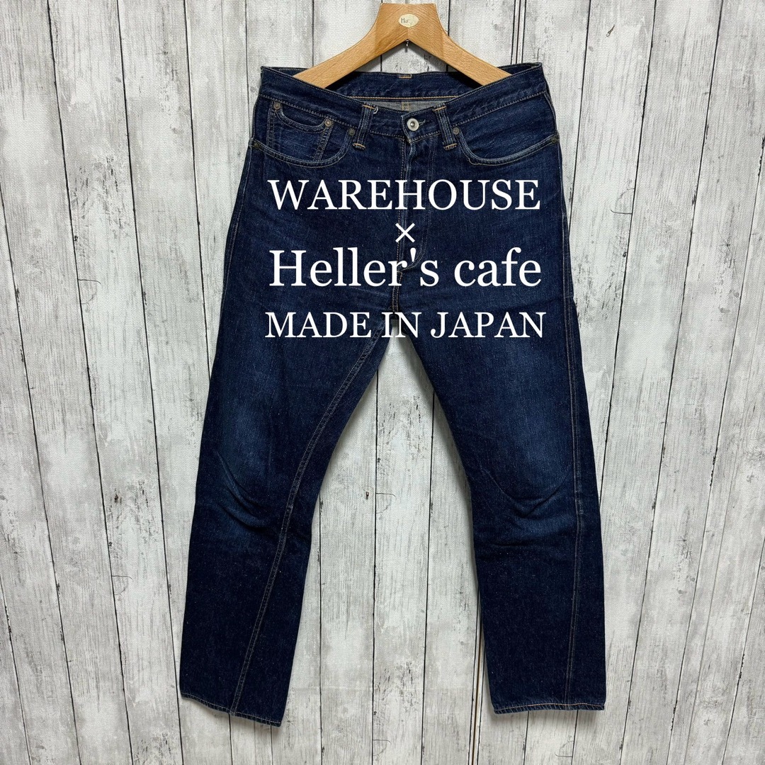 WAREHOUSE - WAREHOUSE×Heller's cafe デニムパンツ!日本製!の WAREHOUSE - WAREHOUSE×Heller's cafe デニムパンツ!日本製!の