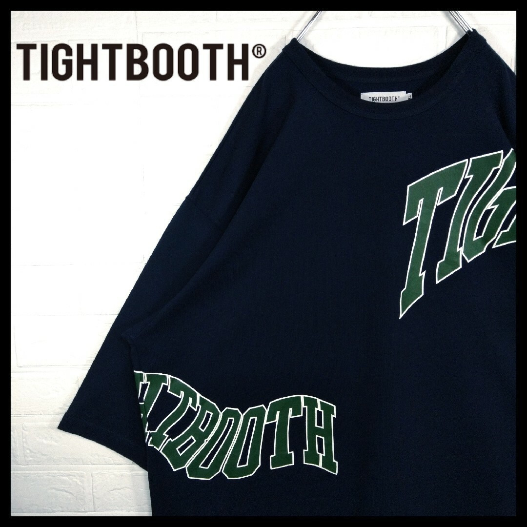 【TIGHTBOOTH】アシッドロゴ　ビッグシルエット　7分袖　Tシャツ メンズのトップス(Tシャツ/カットソー(七分/長袖))の商品写真