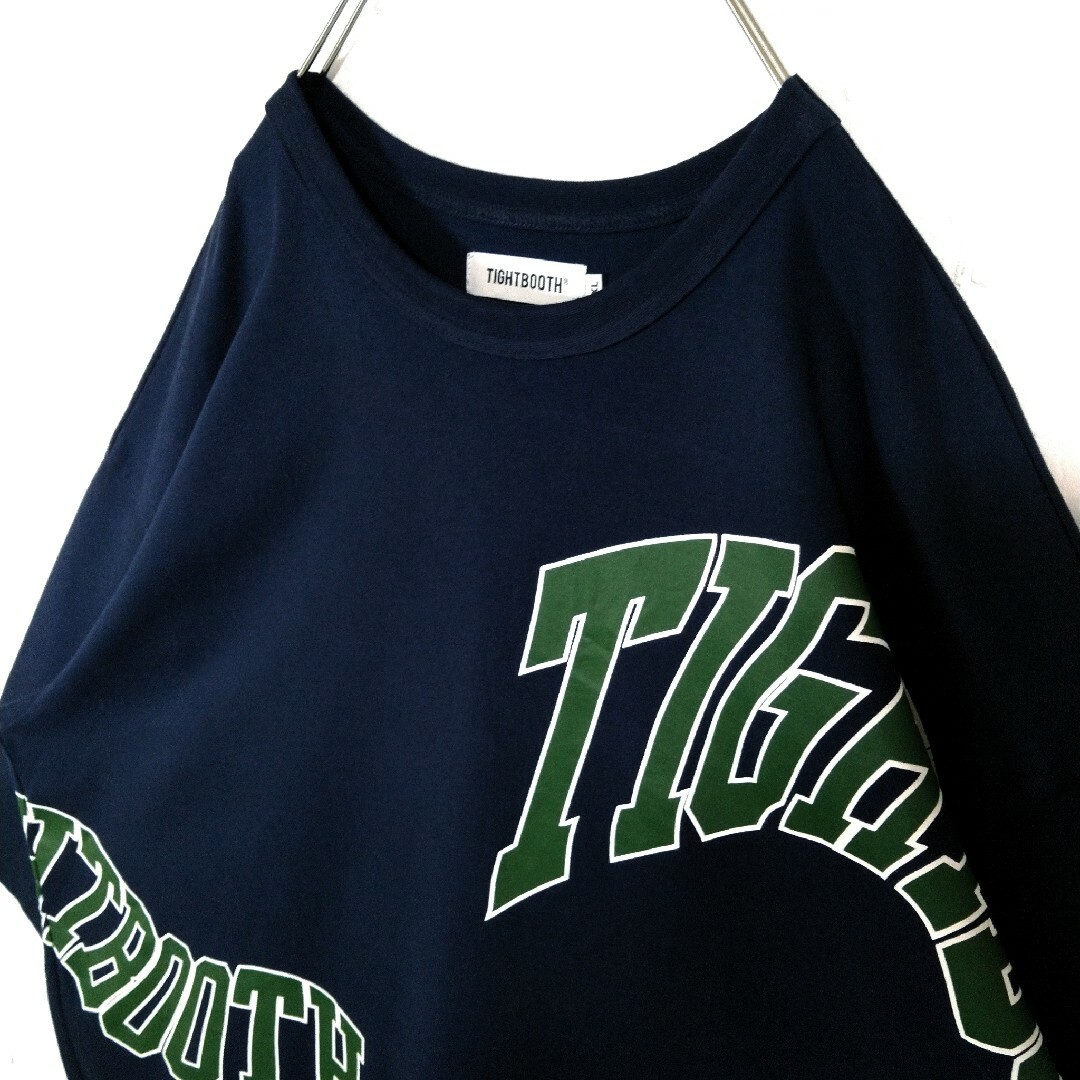 【TIGHTBOOTH】アシッドロゴ　ビッグシルエット　7分袖　Tシャツ メンズのトップス(Tシャツ/カットソー(七分/長袖))の商品写真