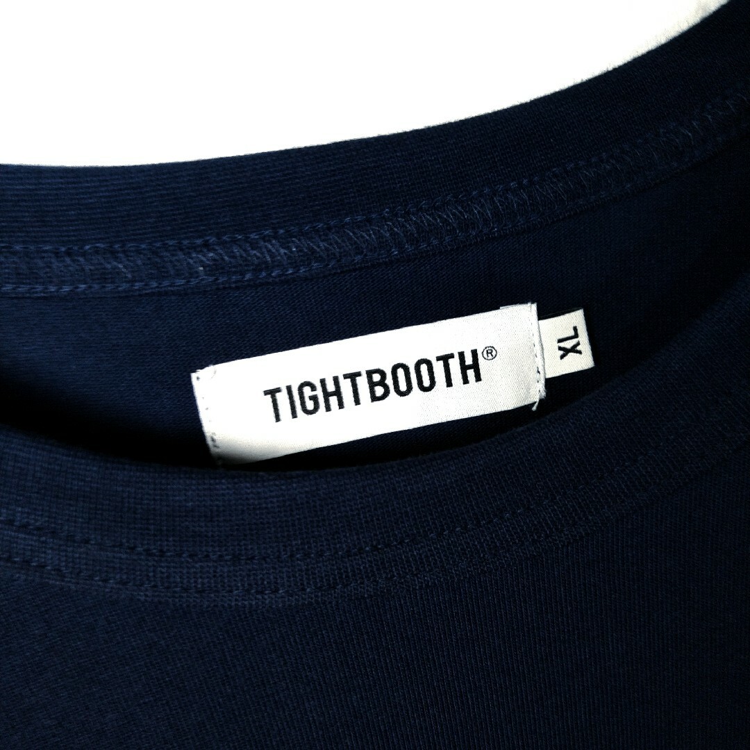 【TIGHTBOOTH】アシッドロゴ　ビッグシルエット　7分袖　Tシャツ メンズのトップス(Tシャツ/カットソー(七分/長袖))の商品写真