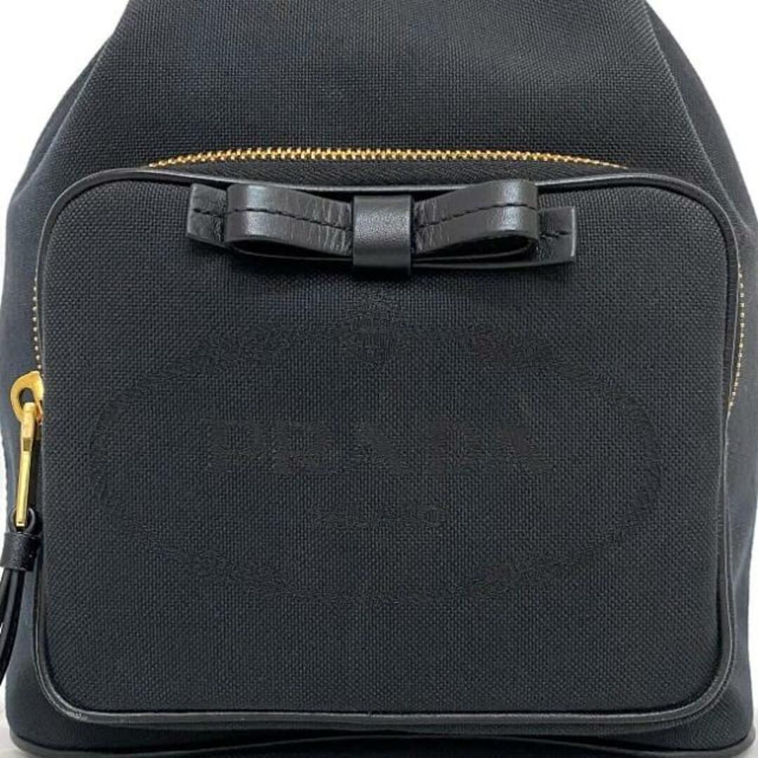 PRADA - プラダ 2way バケット バッグ ブラック ゴールド NERO PRADA - プラダ 2way バケット バッグ ブラック ゴールド NERO