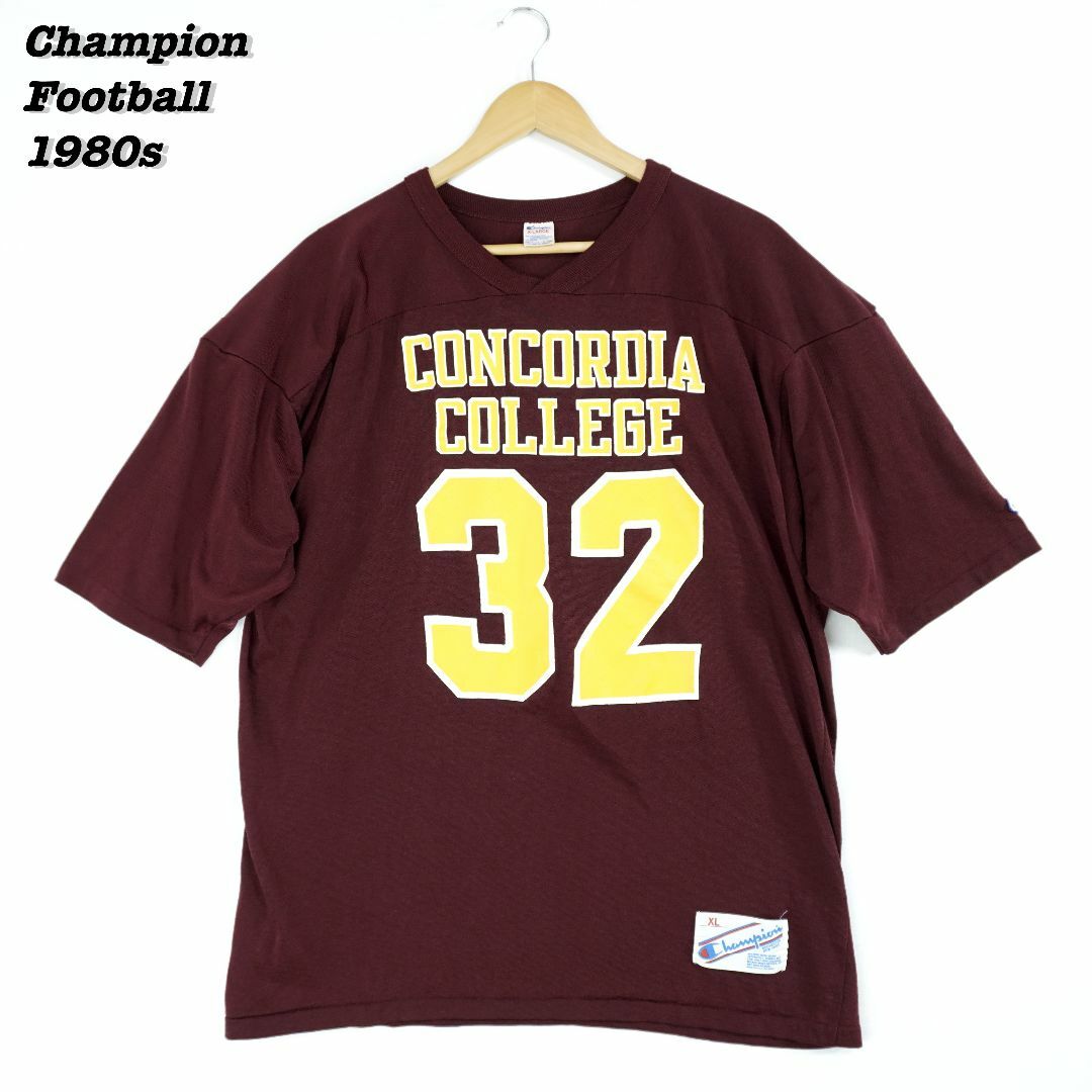 Champion(チャンピオン)のChampion Football T-Shirts 1980s XL T256 メンズのトップス(Tシャツ/カットソー(七分/長袖))の商品写真