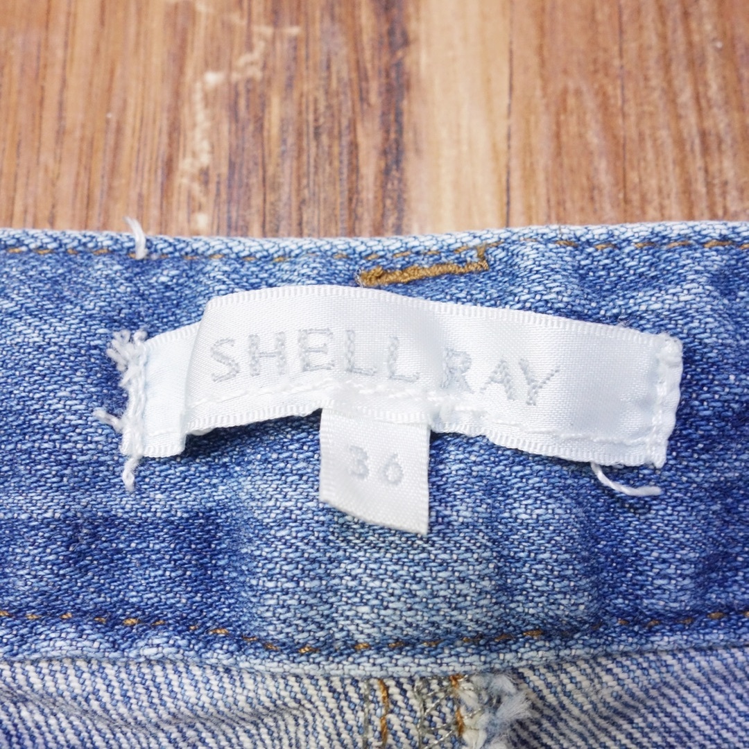 Shell Ray(シェルレイ)のサイズ：36（S） ジーンズ SHELL RAY デニム パンツ LG6 レディースのパンツ(デニム/ジーンズ)の商品写真