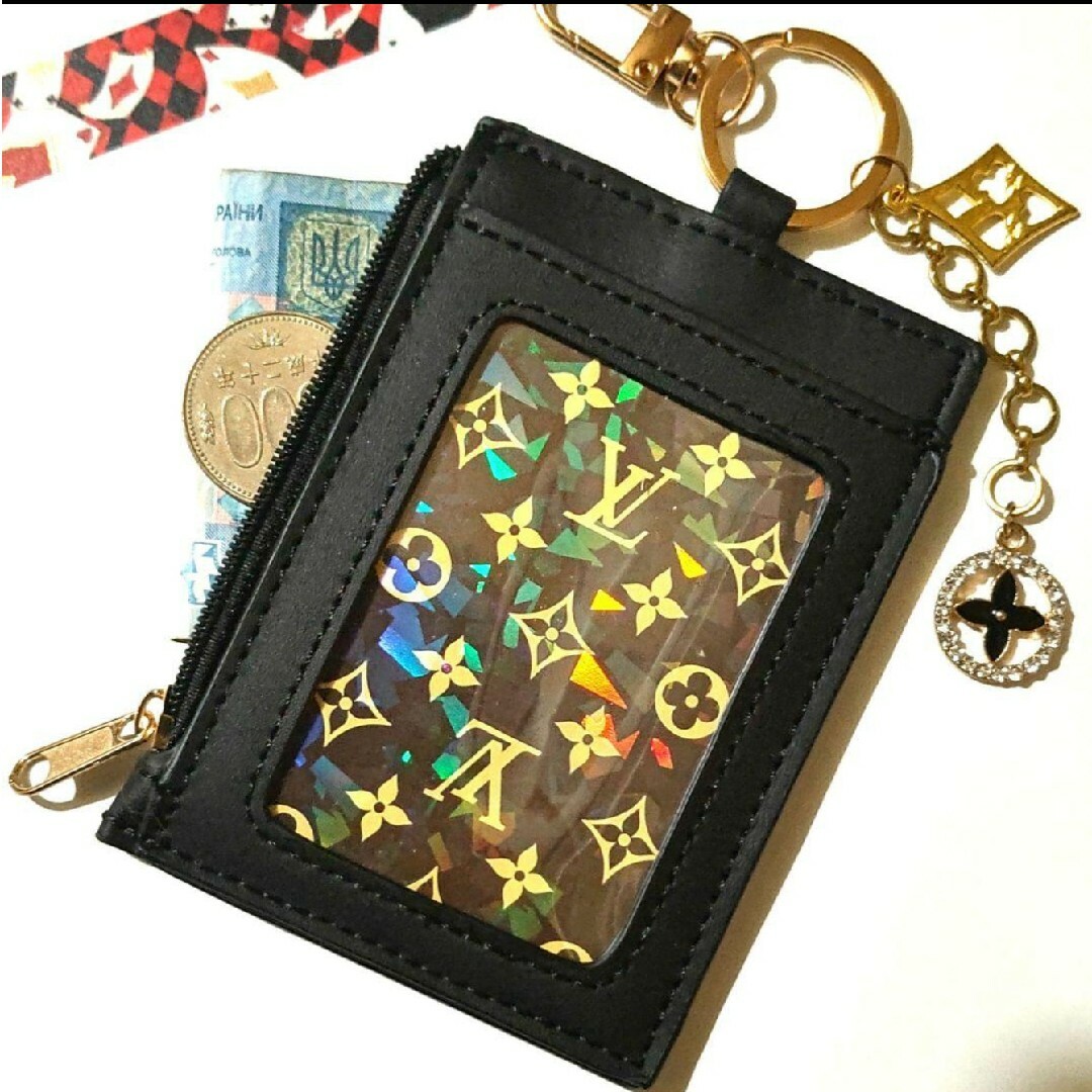 LOUIS VUITTON(ルイヴィトン)の⭐ミニ財布パスケース　LOUIS VUITTON　モノグラムトランプ１枚　財布⑫ メンズのファッション小物(名刺入れ/定期入れ)の商品写真