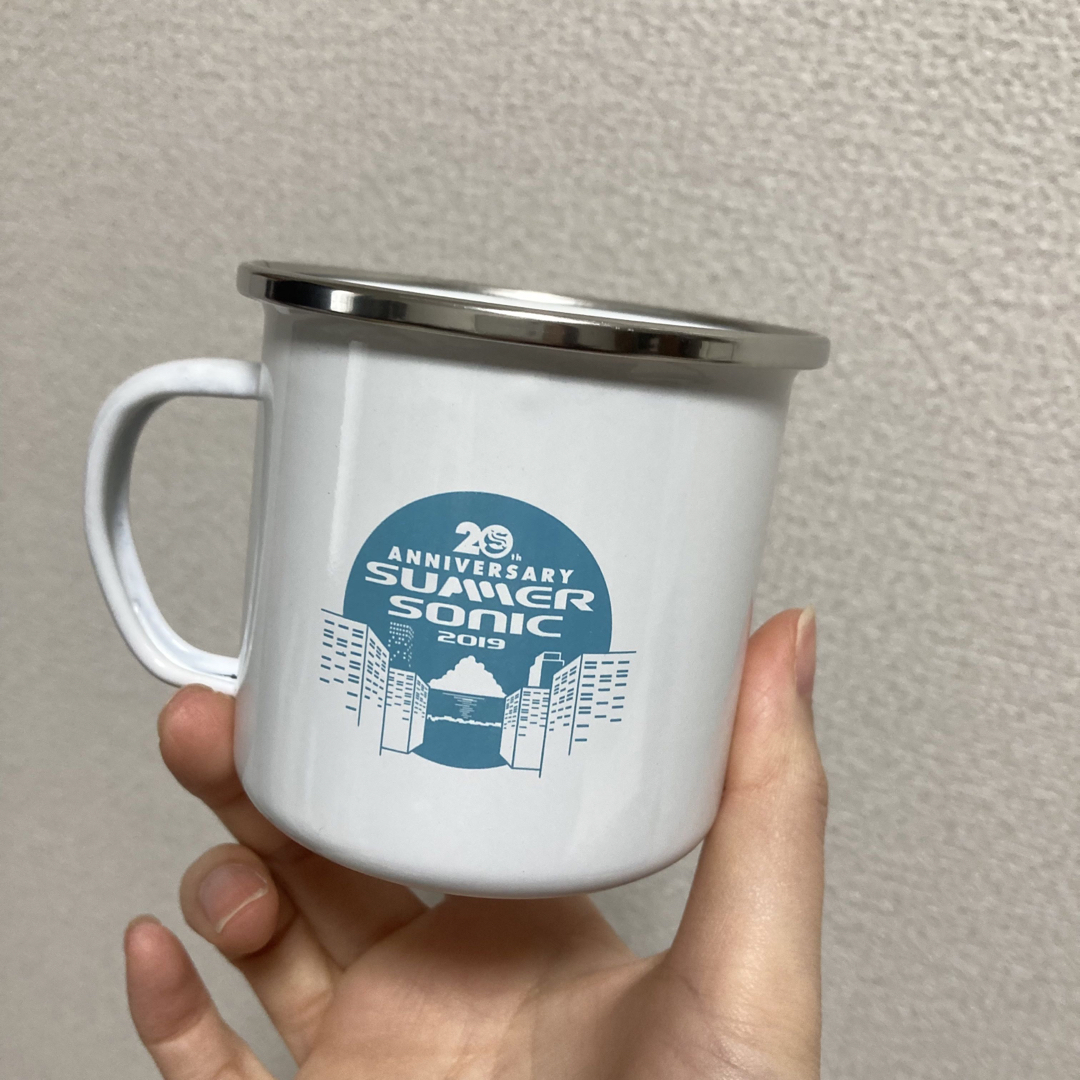 SUMMER SONIC2019 ホーローマグカップ エンタメ/ホビーのコレクション(ノベルティグッズ)の商品写真