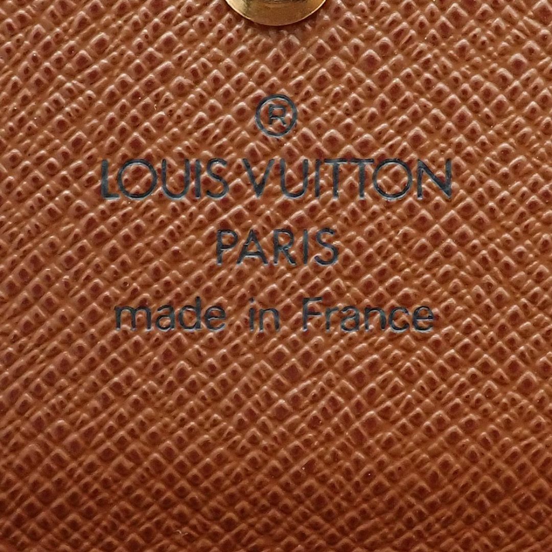 LOUIS VUITTON(ルイヴィトン)の未使用品 ルイ ヴィトン ポルトモネ・ビエ・カルトクレディ 折り財布 Wホック M61652 モノグラム ブラウン ゴールド金具 レディースのファッション小物(財布)の商品写真