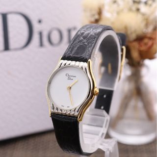 クリスチャンディオール(Christian Dior)の正規品【新品電池】ChristianDior 3048/動作良好 美品 Dior(腕時計)